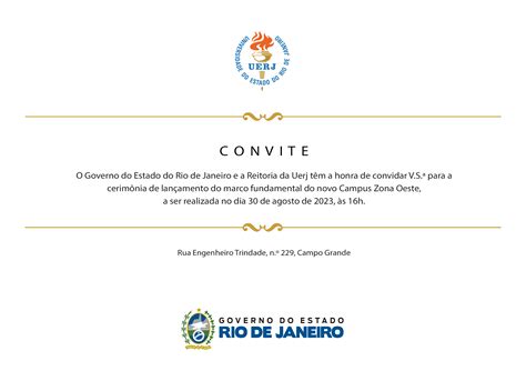 Convite-Marco-Fundamental-Zona-Oeste - UERJ - Universidade do Estado do