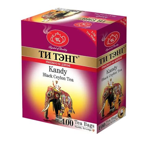 Чай черный Ти Тэнг Канди 100 пакетиков - купить с доставкой по выгодным ...