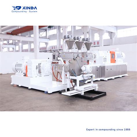 Compounding Machine Granulator For PVC XLPE Hffr Compound For Wire And