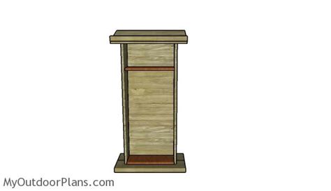 Podium Woodworking Plans | MyOutdoorPlans