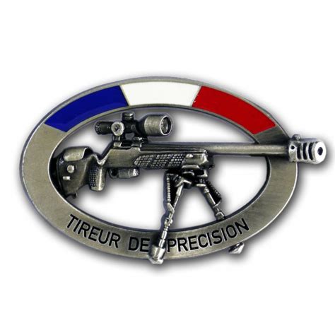 Insigne Centre Nationale De Tir CNT Tireur De Precision Argent