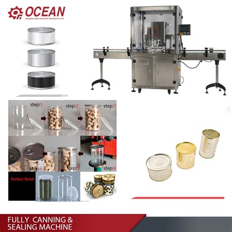 High Speed Automatic Food Canning Machine Canned Tuna Fish Equipment