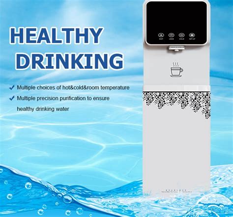 304 Stainless Steel Commercial Hot And Cold Water Dispenser Compressor Cooling Water Purifier