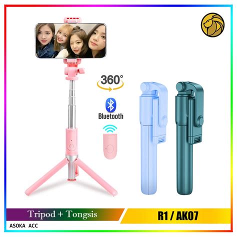 Jual Tripod Tongsis Tomsis 3 In 1 Selfie Stick With Remote Bluetooth