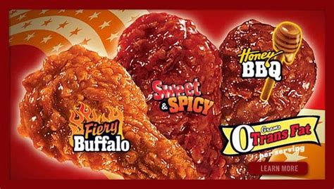 KENTUCKY FRIED CHICKEN MENU: KFC-Wings