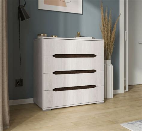 Комод МФ Стендмебель КМ 11 Валенсия, 80x45x83 см, 4 ящ. - купить по ...
