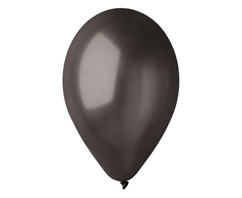 Balony Metaliczne Czarne GM120 33 Cm 50 Szt