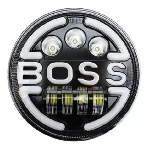 Faro Led Pulgadas Boss Drl Blanco Ambar Jeep Vocho Orig En Venta En