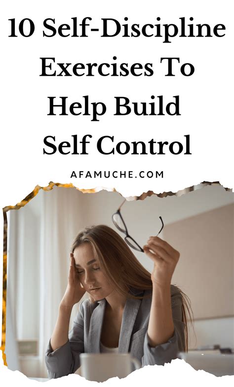 How To Develop Self Control And Be Disciplined Afam Uche