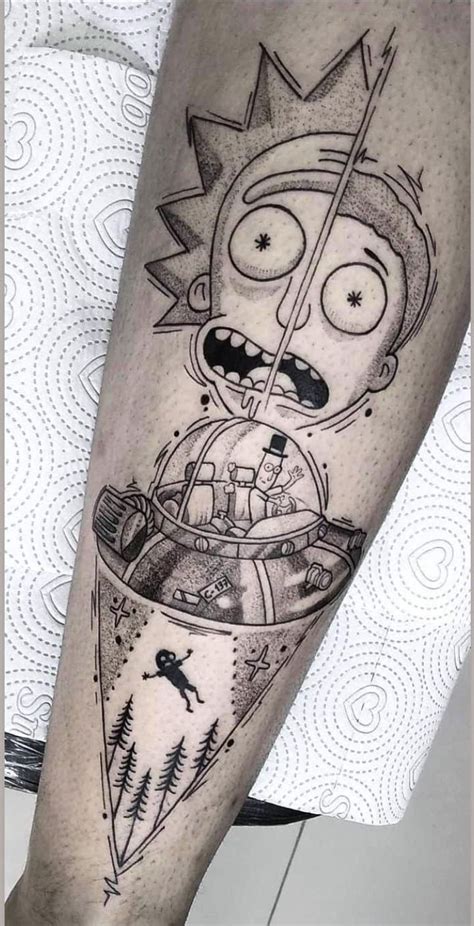 200 Best Rick And Morty Tattoos 2023 Tattoosboygirl Artofit