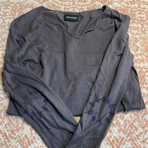 Zadig And Voltaire Long Sleeve Top Large In Good Depop