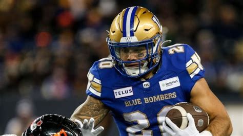 Blue Bombers re-sign CFL's top Canadian RB Brady Oliveira to 2-year ...