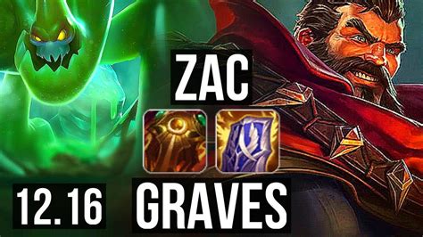 Zac Vs Graves Jng 3014 Rank 2 Zac 24m Mastery 800 Games