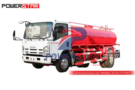 Hot Selling Isuzu Npr Elf P Fire Fighting Water Bowser For Sale In