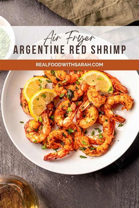 This Easy Argentine Red Shrimp Is Juicy Tender And Cooked To Perfection In The Air Fryer