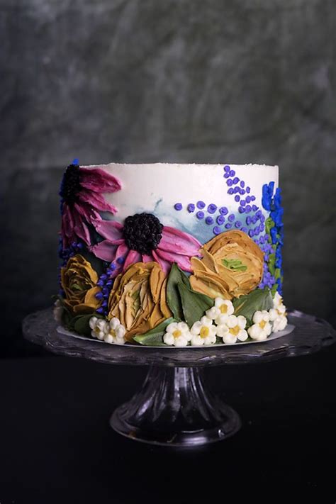 Buttercream Palette Knife Painting Cake Tutorial At Thomas Cantwell Blog