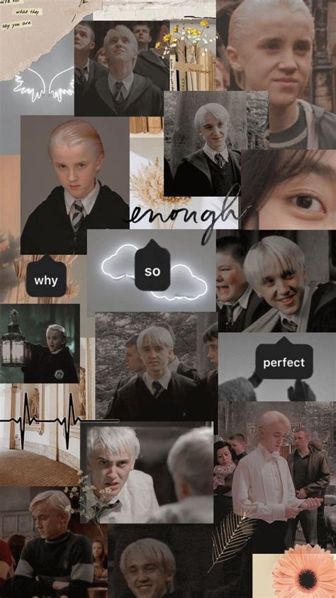 Draco Malfoy Aesthetic Wallpaper Películas De Harry Potter