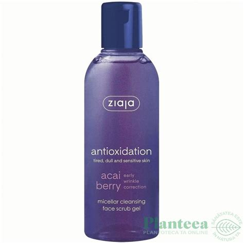 Gel Scrub Micelar Antioxidant Curatare Ten Acai Berry Ml Ziaja