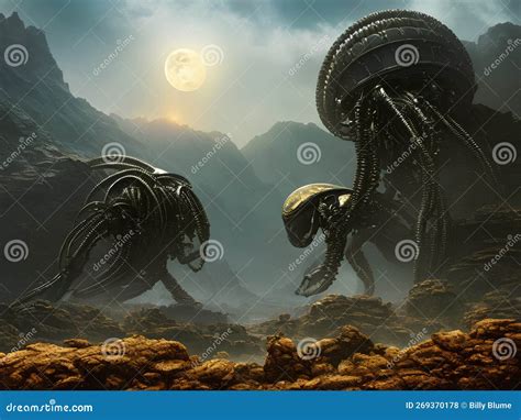 Alien Planet Fantasy Sci Fi Background Series 9 of 155 Stock ...