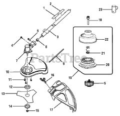 RY 28161 - Ryobi Brush Cutter, 26cc Parts Lookup with Diagrams | PartsTree