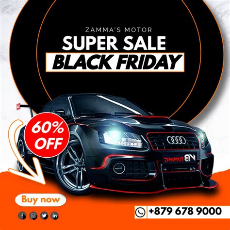 Car Sale Black Friday Poster Template Postermywall