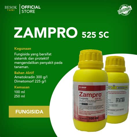 Jual ZAMPRO 525 SC I Fungisida I Pengendali Busuk Tanaman I Basf 250