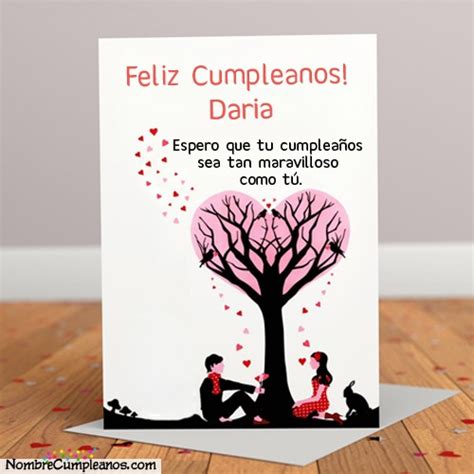 Feliz Cumpleaños Daria Tartas Tarjetas Deseos