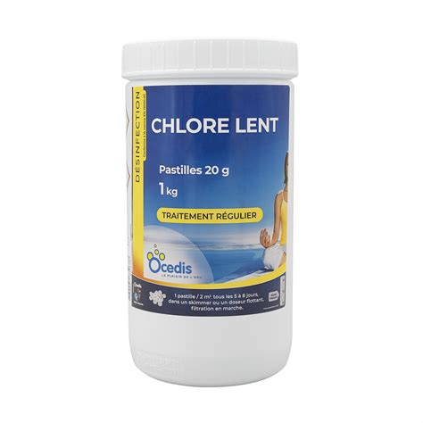 Ocedis Chlore Lent Pastilles G Kg Hexagon Piscine