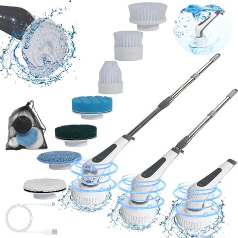 Electric Spin Scrubber Cordless Tub and Tile Scrubber Full-Body IPX7