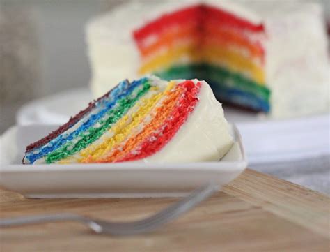 Easy Rainbow Cake Recipe From Scratch!