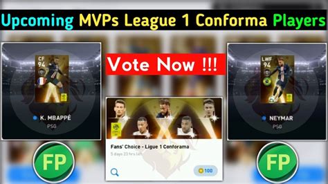 Upcoming MVPs League 1 Conforama Fans Choice Featured Players