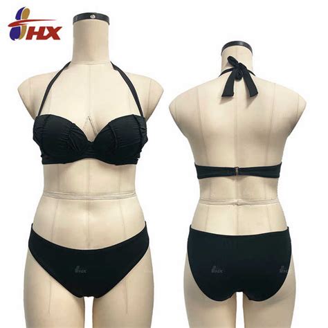 New Design Luxury Bikini Adjustable Halter Strap Bandeau Sexy Two Piece Swimsuit For Women
