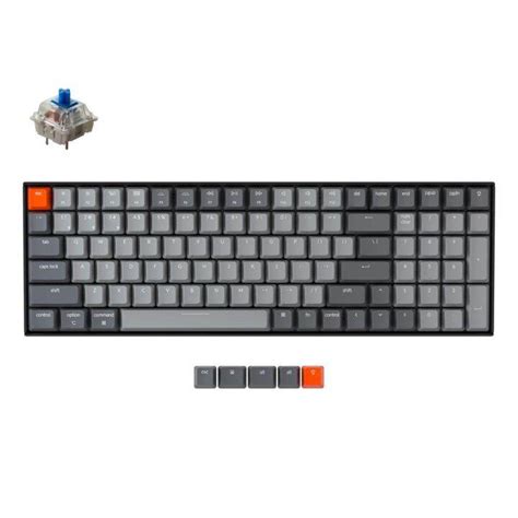 Keychron K Hot Swappable Wireless Mechanical Keyboard Version White Backlight Plastic Frame