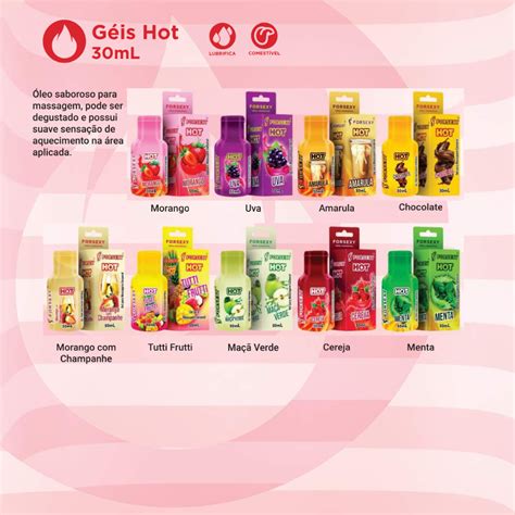 Gel Comestível Hot Beijável Massagem Sensual For Sexy Sex Shop Shopee Brasil