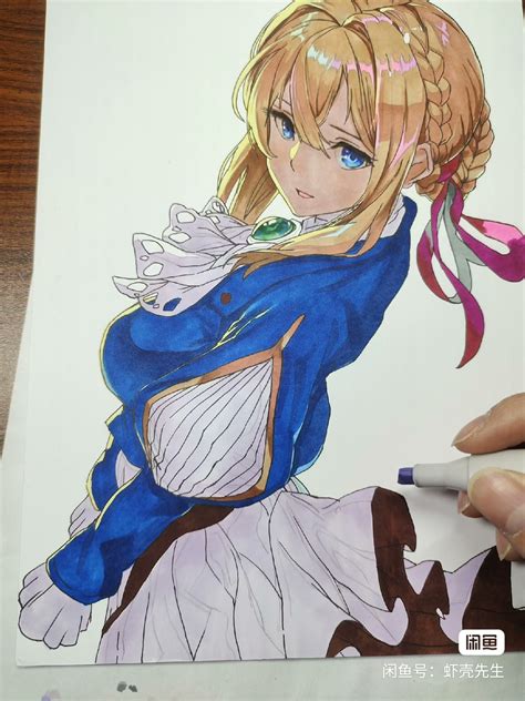 XiaKe S Violet Evergarden Hot Sexy Hand Drawing With Marker OWEN S COLLECTIONS
