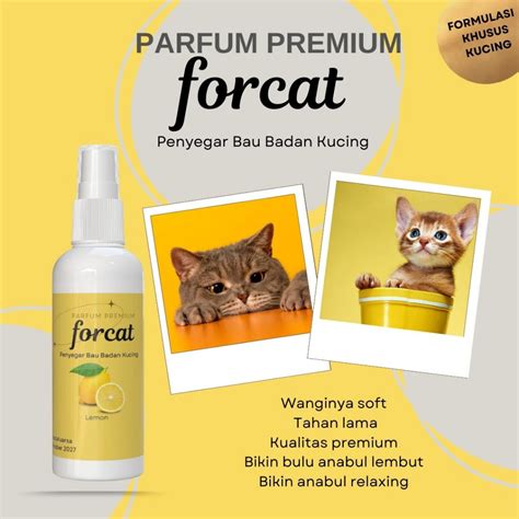 Jual FORCAT Parfum Kucing Pelembut Bulu Premium Wangi Tahan Lama 60ML