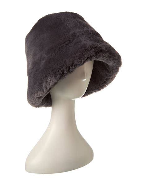 Buy Adrienne Landau Bucket Hat Grey At 57 Off Editorialist