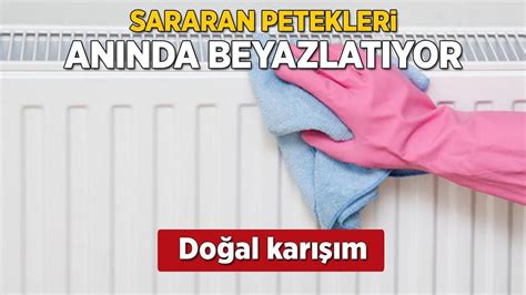 Kalorifer petekleri temizliğinin püf noktaları Sararan petekler için