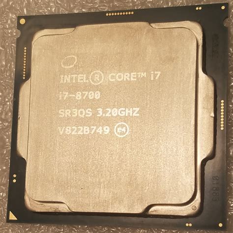 Intel Core i7-8700 Coffee Lake 8th Gen Processor - OEM/TRAY CM8068403358316