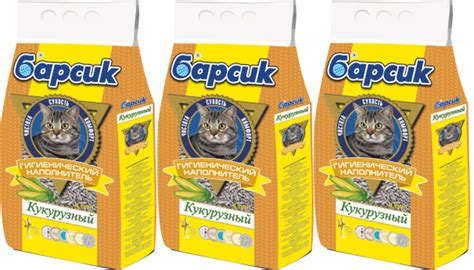 Наполнитель БАРСИК Кукурузный 4,54л (3шт) купить на OZON по низкой цене ...