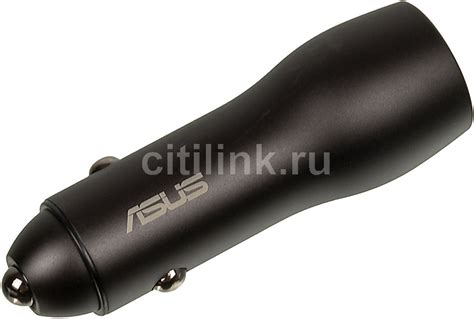 Обзор товара автомобильное зарядное устройство ASUS ACHU001, серый ...