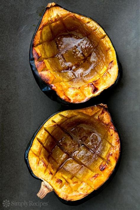 Baked Acorn Squash With Butter And Brown Sugar Vegan Recipes