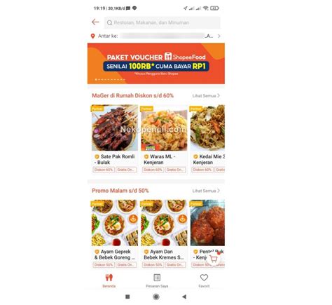 Cara Pesan Makanan Di Shopeefood Nekopencil