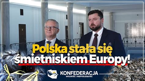 Przez rządy PO PiS Polska stała się śmietnikiem Europy YouTube