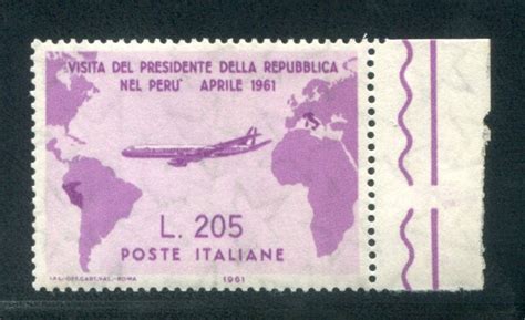 Italian Republic 1961 Gronchi Rosa Bordo Di Foglio A Catawiki