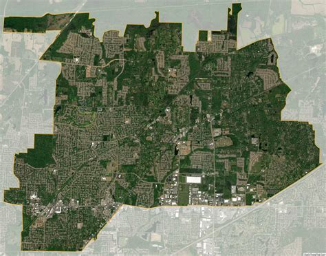 Map of Bartlett city, Tennessee