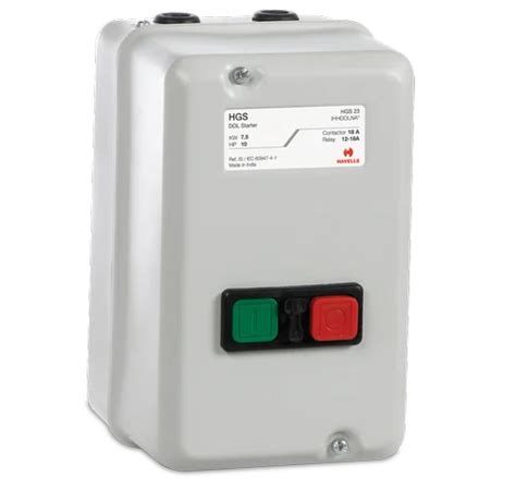 Model Name Number Hgs 23 Single Phase Havells DOL Starter Voltage