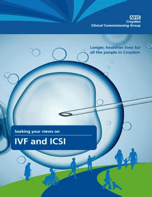 Fillable Online Croydonccg Nhs To Read The Ivf Consultation Document