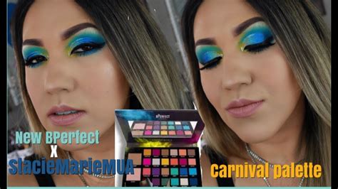 New Bperfect Cosmetics X Stacey Marie Mua Carnival Palette Blue Green