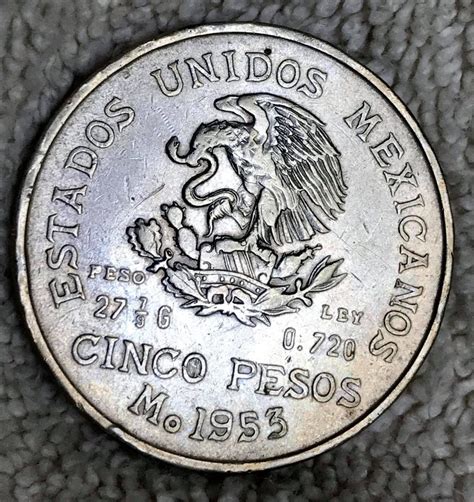 Moneda Pesos Mexico Hidalgo Plata Mercadolibre